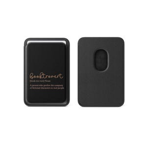 Cartera Magnética Magsafe Book Lover con Tarjetero Divertido Compatible con iPhone 16, iPhone 14, iPhone 13 Pro, 12 Mag Safe