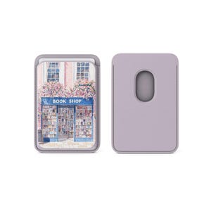 Cartera magnética para tarjetas Book Shop Magsafe compatible con iPhone 16, iPhone 14, iPhone 13 Pro, 12 Mag Safe