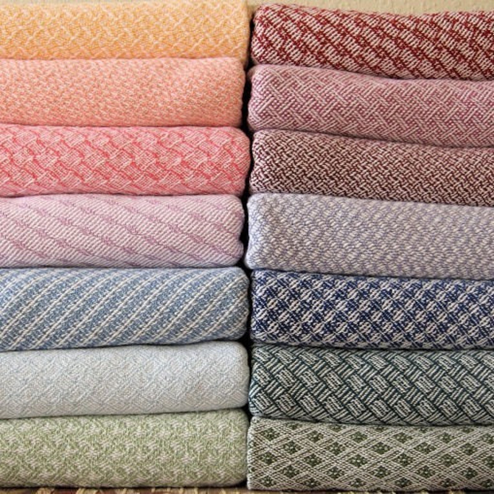 Custom Handwoven Baby Blanket Cotton Etsy