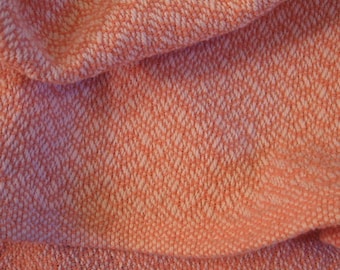 Handwoven Baby Blanket - Peach