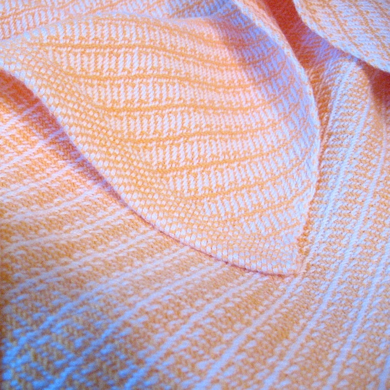Handwoven Baby Blanket Golden Yellow image 4