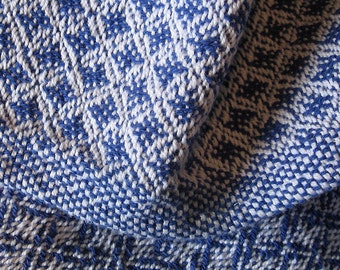 Couverture en coton pour bébé - Bleu roi