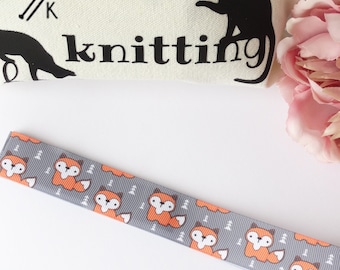 Magnetic Pattern Marker Tamer Guide - Cute Fox - 19.5cm/A4/Letter Size
