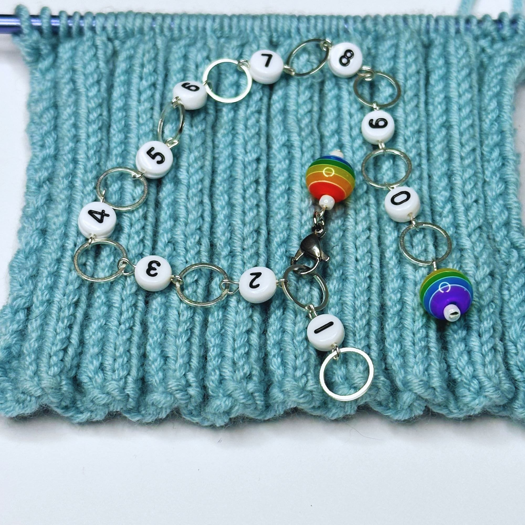 Stitch Markers With Numbers, Progress Keepers, Knitting Row Counter, Fits  up to Us Eight Knitting Needles 
