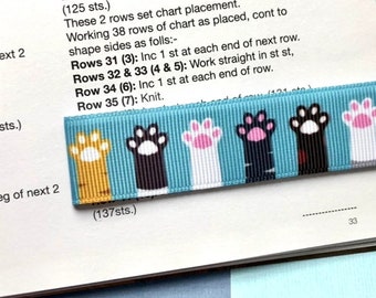 Magnetic Pattern Marker Tamer Guide - Toe Beans! - 19.5cm/A4/Letter Size