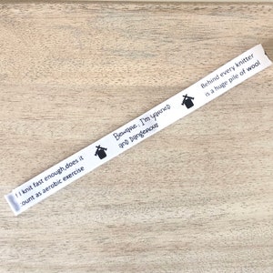 Nakabayashi Magnetic Bookmark Ruler L - 25 cm - Ivory