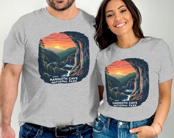 Visit Mammoth Cave National Park TShirt, Unique Graphic Tee, Nature Lover Gift, Outdoors Adventure Shirt, National Park Souvenir