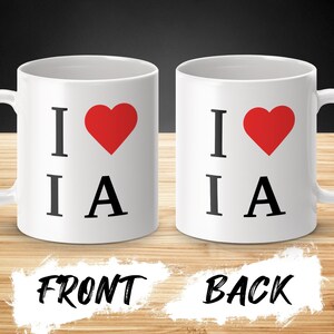 I Love LA Heart Design Mug - Los Angeles Souvenir, Coffee Lover Gift, California Travel Keepsake