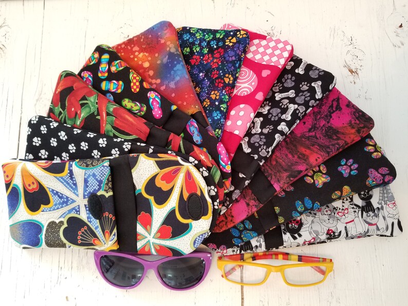 Hot Peppers Double Eyeglasses Case Stocking Stuffer Double Etsy