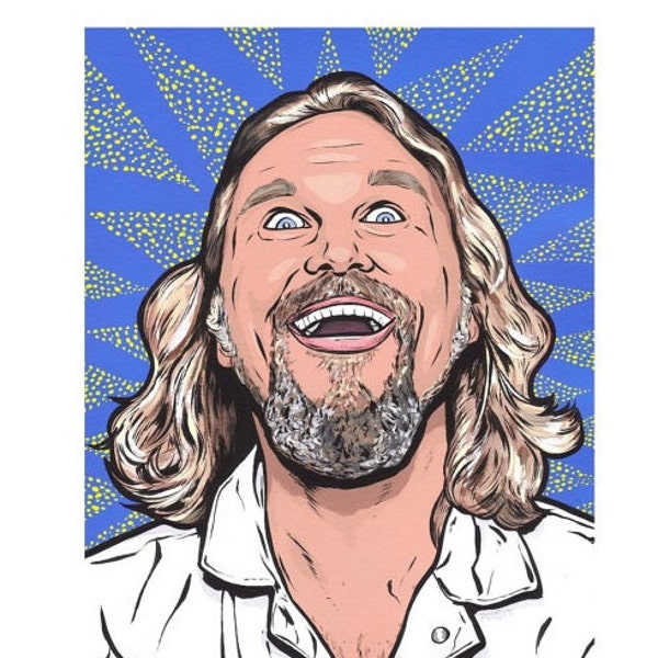 50% OFF SALE The Dude Print