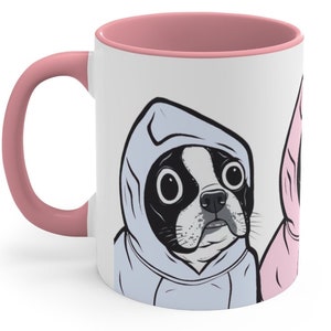 Pastel Boston Terrier Mug
