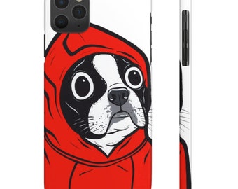 Boston Terrier Hoodie Phone Case