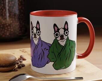 Boston Terrier Blanket Mug