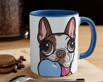 Brown Boston Terrier Mug