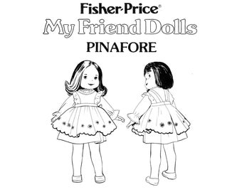 My Friend Mandy Jenny Dolls Pinafore Clothes Digital Pattern