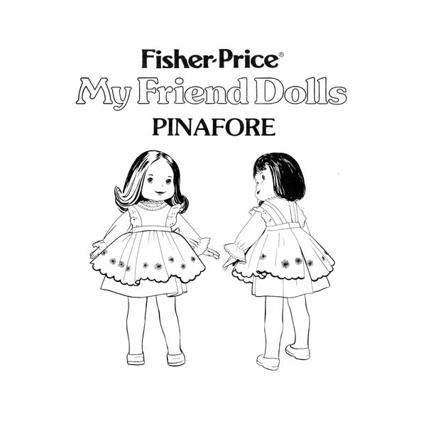My Friend Mandy Jenny Dolls Pinafore Clothes Digital Pattern