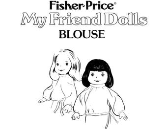 My Friend Mandy Jenny Fisher Price Blouse Clothes Digital Pattern