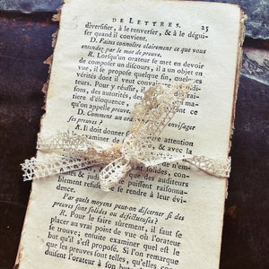 Set di carte francesi vintage. Inizio del XX secolo. 10 pagine ciascuno. Per l'artigianato e il diario spazzatura. Fascino antico