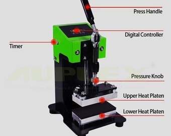 Prensa térmica de resina - 1 tonelada - Disponible en el Reino Unido