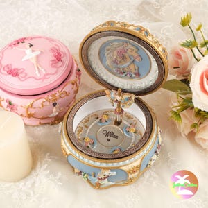 Personalized Classical Carousel Horse Music Box LED Lights
