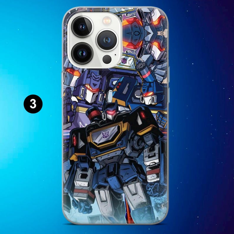 Phone Transformer Character Transformers Phone Case Robot Soundwave Cover for iPhone 17, 17pro, 16 ...