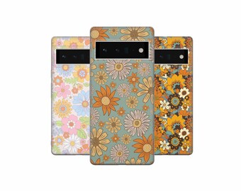 Vintage Florals Phone Case Retro style Cover for Pixel 8A 7A 6A Pro Oneplus Nord, Oppo X6 Vivo V27 Honor Magic Xiaomi Poco Realme
