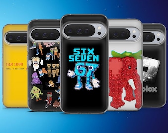 Brainrot Phone case Funny Roblox Cover for Google Pixel 10A, 10Pro, 10Pro XL, 9, 9A, 9Pro, 8, 7, 7A, 6A, Samsung S26, A56, iPhone 17, 17e