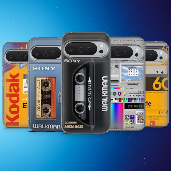 Vintage Walkman Phone Case Retro Kodak Cover for Google Pixel 10