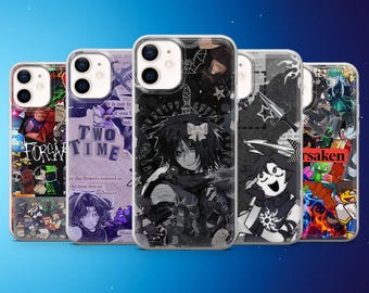 Roblox Forsaken telefonskal Two Time Cover för iPhone 17, 17Pro, 16, 16Pro, 15, 14, 13, 12, Samsung S26, S254, S24, A16, A56, Pixel 10, 10Pro