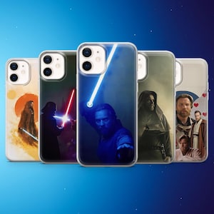 Obi-Wan Kenobi Phone case Star wars Master Cover for iPhone 17, 17Pro, 16, 16Pro, 15, 14, 13, 12, Samsung S26, S25, S24, A16, A56, Pixel 10