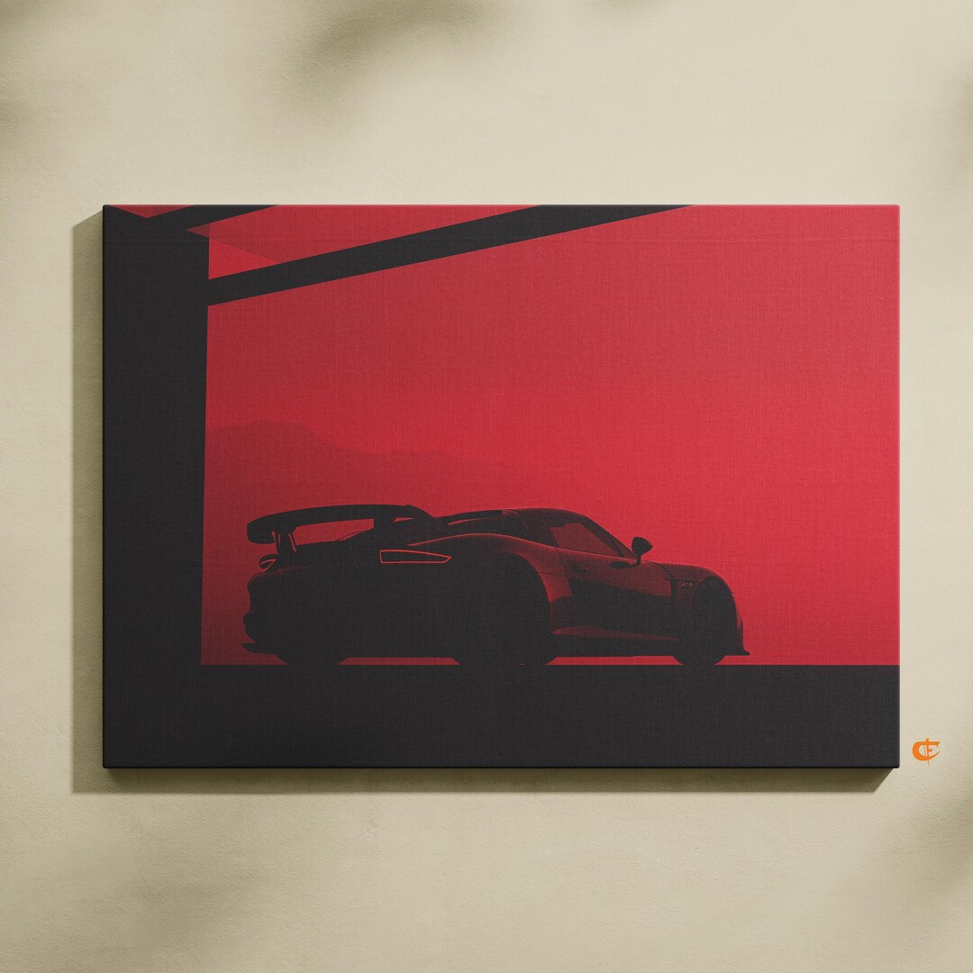 Sophisticated Rear-view Porsche Studio Render - Porsche Wall Art, Car ...