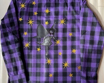 FAIRY GLITTER MOTHER Flannel Shirt