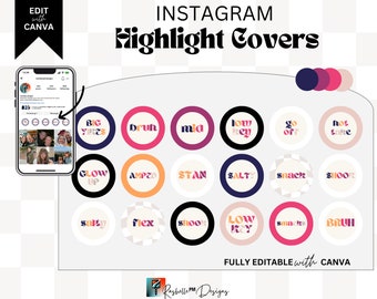 May include: A set of 15 Instagram highlight covers featuring various colors and text. The covers include phrases like "Big Yikes", "Bruh", "Mid", "Low Key", "Go Off", "Hot Take", "Glow Up", "Amped", "Stan", "Salty", "Snack", "$100", "Flex", "Shoo", "Low Key", "Snacks", and "Bruh".