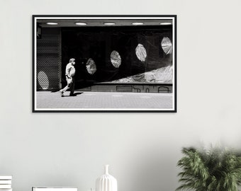 Light Evolution - Hochwertiger Street Photography schwarzweiß Kunstdruck auf mattem Fine Art Papier - schönes Geschenk Kunst & Wohndesign
