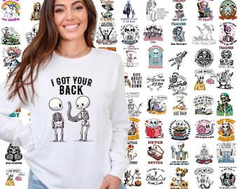 200+ Funny Skeleton Png Bundle, Snarky Skulls, Adult Humor, Sarcastic Png, Skull Shirt, Dead Inside Png, Crafts For Pod, Instant Download