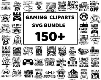 Gaming Svg Bundle, Video Games Svg, Funny Gamer, Gamer Sayings, Gamer Shirt, Controller Svg, Gaming Sublimation, Digital Download