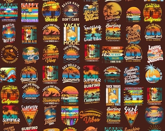 Summer Shirt Designs, Beach Life Png, Bundle Sublimation, Summer Vibes, Summer Cliparts, Trendy Summer, Shirt File, Commercial use