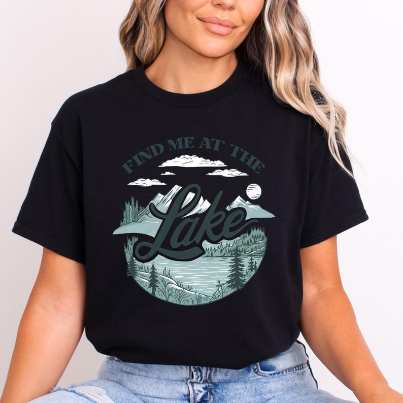 Lake Life Png Bundle, Summer Vacation Sublimation, Lake Shirt Design, Summer Lake Party Png, Nature Lover Graphic, Dtf, Digital Download image 14