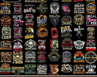 Paquete de imágenes PNG de motocicletas clásicas, gráficos para camisetas de motociclistas, PNG de motociclistas retro, PNG de figuras de motociclistas, regalo para motociclistas, transferencia DTF, descarga digital
