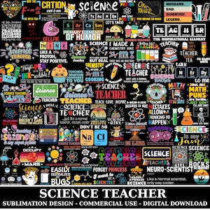 Science Teacher Png Bundle, Chemistry Teacher Shirt Png, Teacher Graphics, Science Student Png, School Vibes Png, Sicence Lover Png, Digital
