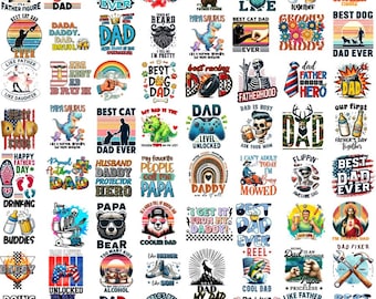 Funny Dad Png Bundle, Father's Day Png, Sarcastic Dad Quote, Best Papa Ever, Hilarious Dad Png, Hero Dad Png, Doing Dad Staff Png, Digital