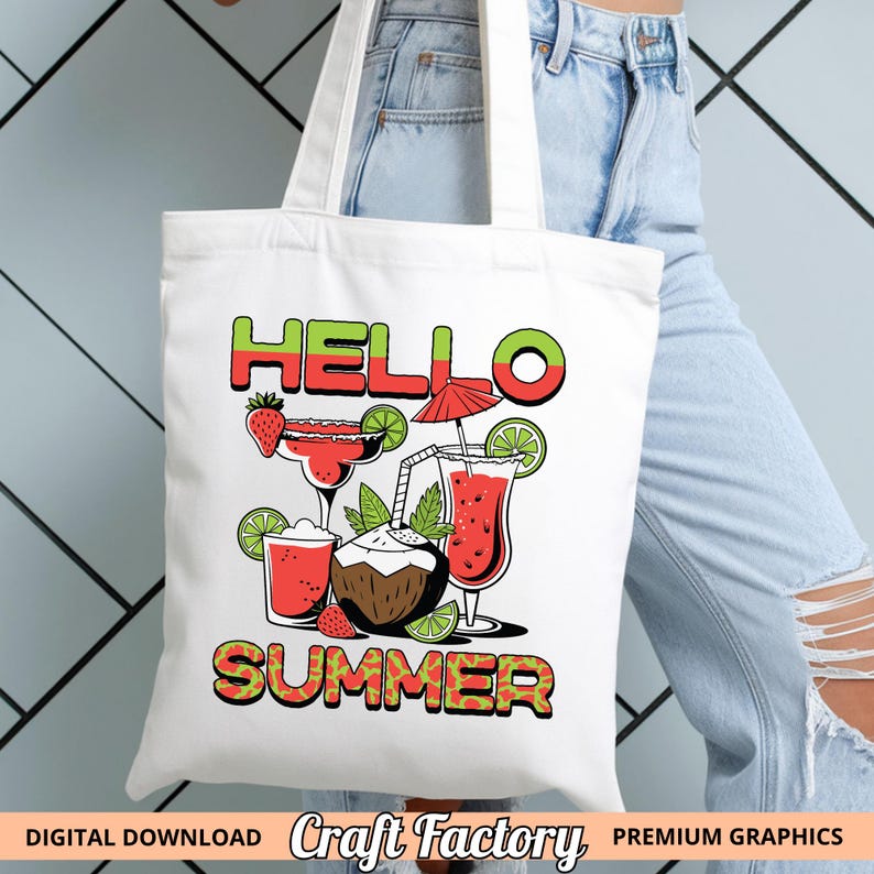 Summer Drinks Png Bundle, Cocktail Sublimation Graphics, Summer Party Vibe, Tropical Drinks Graphics, Cocktail Image, Digital File image 3