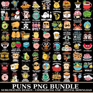 200+ Funny Puns Png, Quirky Qutes, Sarcastic Bundle, Adult Humour, Funny Shirt, Jokes Quote, Puns Cliparts, Funny Graphics, Digital Download