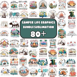Camper Life Png, Camping Bundle, Camping Graphics, Adventure Files, Wild Soul, Vacation Shirt, Go Out, Nature Lover, Commercial Use
