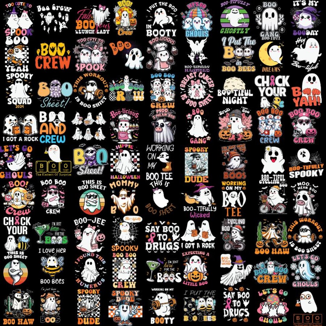 Boo Halloween Cliparts, Boo Png, Halloween Vibe, Spooky Season ...