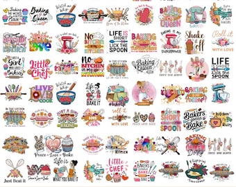 Funny Kitchen Quotes PNG, Baking Queen, Culinary Graphics (Digital Download)