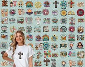 200+ Christian Printable Design, Religious Quote, Png Bundle, Jesus Love, Motivational Png, Love and Faith, God We trust, Bundle Sublimation