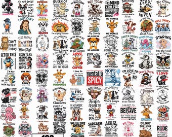 Über 100 lustige, sarkastische PNG-Bilder, witzige Sprüche, Sarkasmus-PNGs, Humor für Erwachsene, lustige T-Shirts, Tassen-Sprüche, witzige Grafiken, digitaler Download