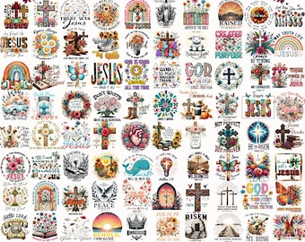 Christian PNG Graphics, Religious Designs, Faith Png, Bible Scripture Png, Blessed Png, God Jesus Lover Png, Christian Sublimation, Digital