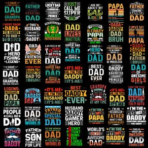 Funny Dad Png Quotes, Dzień Ojca, Pakiet Png, Najlepszy Tata, Prezent Dla Taty, Koszulka Dla Taty, Kocham Mojego Tatę, Grafika Dla Taty, Pobieranie Cyfrowe, Wykorzystanie Komercyjne